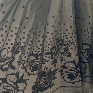 Elegant Black Floral Dress